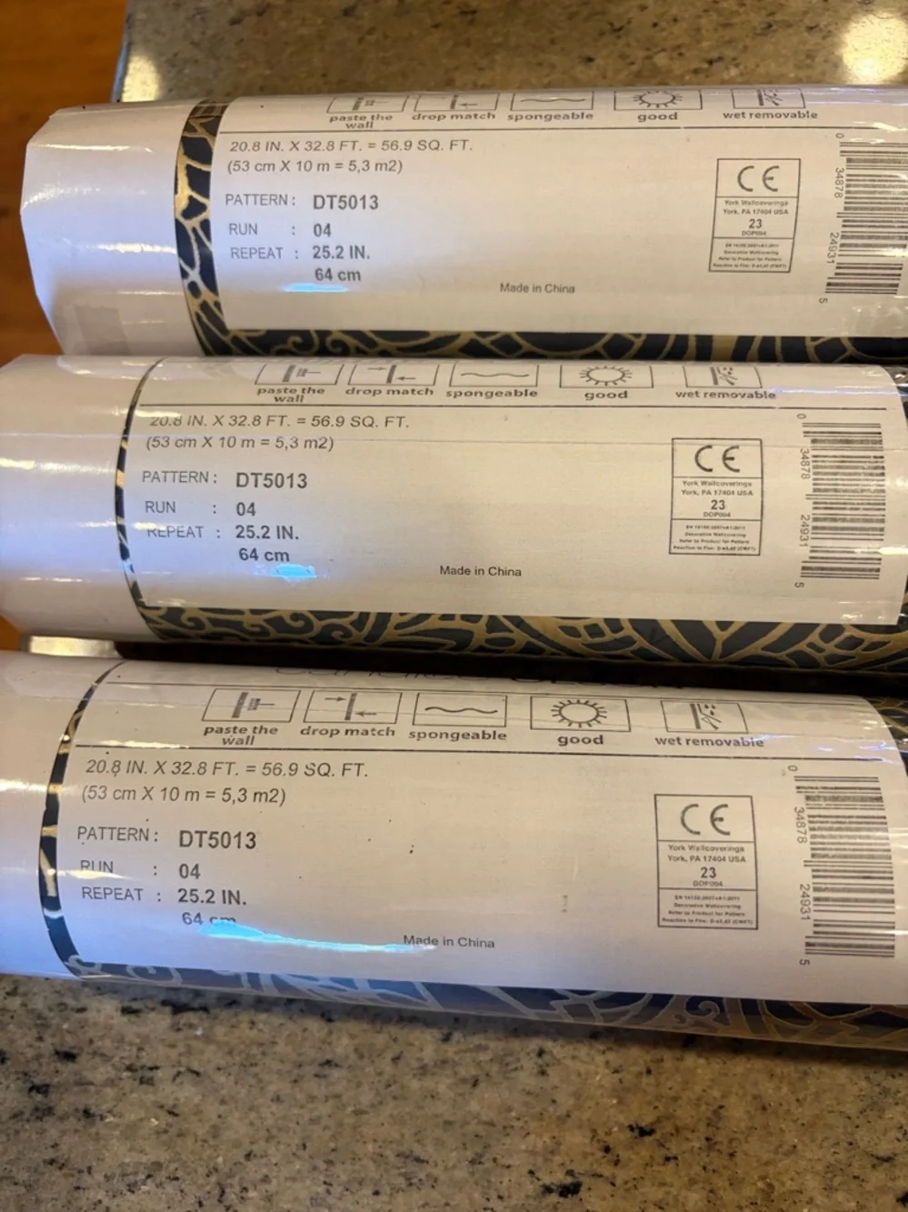 Candice Olson damask wallpaper dt5013 3 rolls